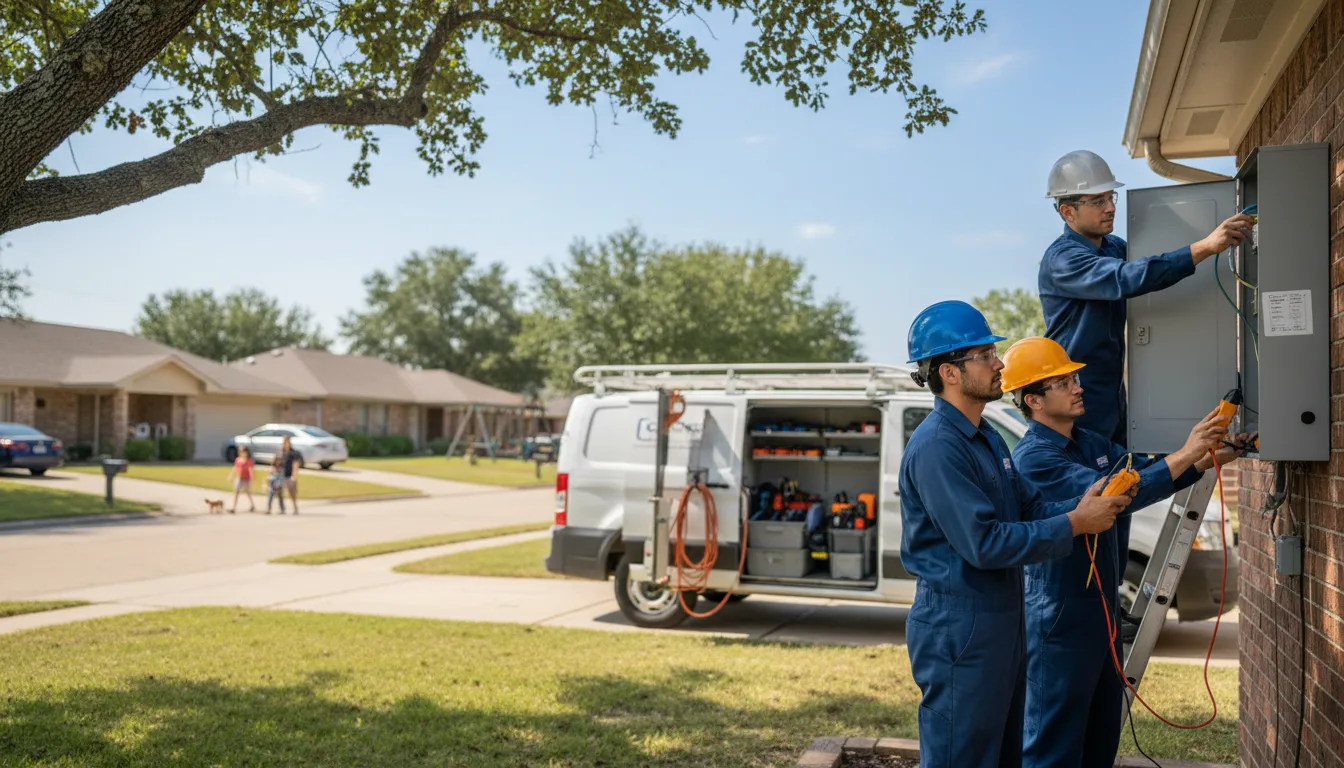 Certified electrician providing emergency electrical services in Leroy, AL
